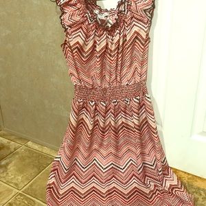 Adorable Chevron Dress Size M